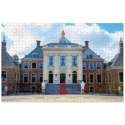 Huis ten Bosch Puzzel Voorkant 500/1000 stukjes inclusief wit satijnen opbergzakje